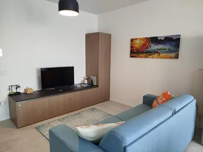 TV o dispositivi per l'intrattenimento presso Appartamento Mogano