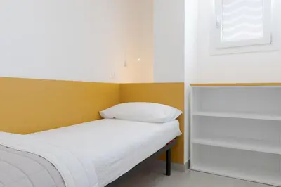 Letto o letti in una camera di Appartamenti Mirella