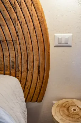 Letto o letti in una camera di Alla Rocca Storica Zefiro