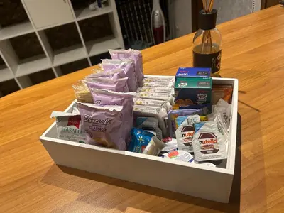 Cibo presso l'appartamento o nelle vicinanze