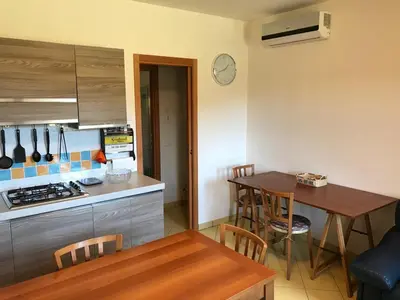Cucina o angolo cottura di Residence Solmare Quadrilocale