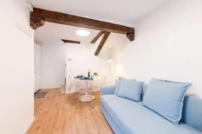 Area soggiorno di Historic Apartment - Venice City Centre