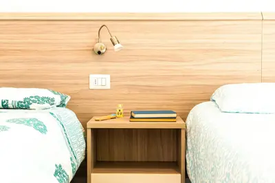 Letto o letti in una camera di Mamì Coral