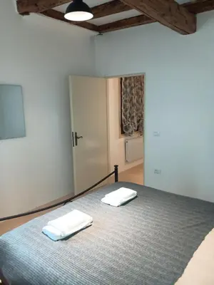 Letto o letti in una camera di Lar Doce Lar