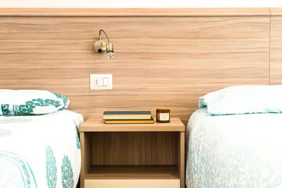 Letto o letti in una camera di Mamì Oceanic