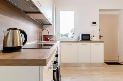 Cucina o angolo cottura di Flight-Ready-Stay 700 m Treviso Airport