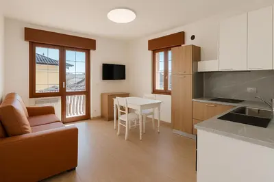Planimetria di H Farm Modern Apartment with Garage Up to 5 Guests Near Venice Airport