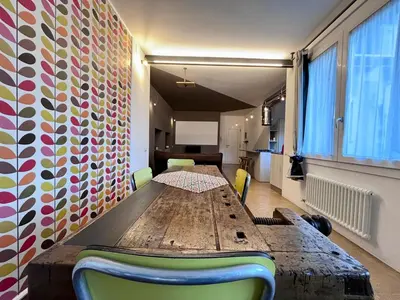 Letto o letti in una camera di Open Space Apartment at the Portello