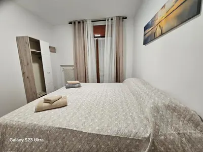 Letto o letti in una camera di Casa Serena