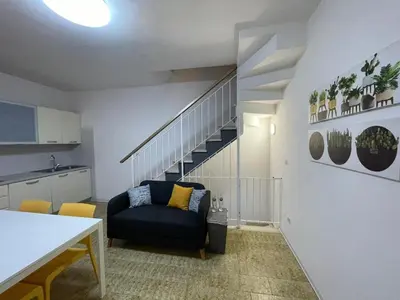 Area soggiorno di Relaxing Holiday Home with Parking