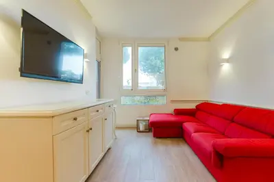 TV o dispositivi per l'intrattenimento presso Alberto Flat - in front of the beach & 20 min to Venice