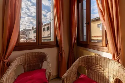 Area soggiorno di Ca Pietro Terrace and Relax