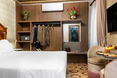 Letto o letti in una camera di Casa San Lorenzo