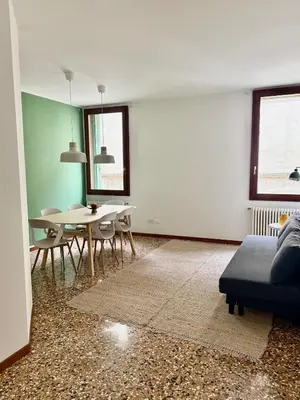 Area soggiorno di Wake up next to Vicenza's Most Beautiful Square!
