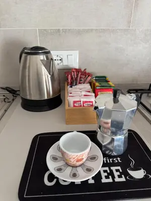 Set per la preparazione di tè e caffè presso Tarvisium Apartment