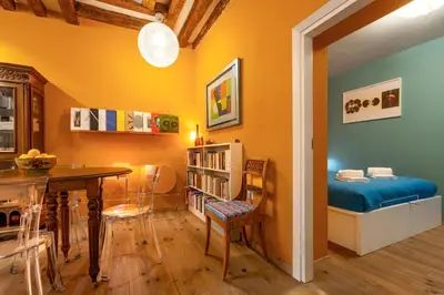 Biblioteca nell'appartamento