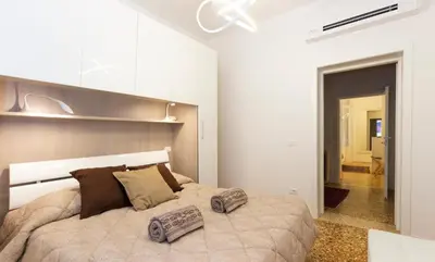 Letto o letti in una camera di Ca San Luca 1