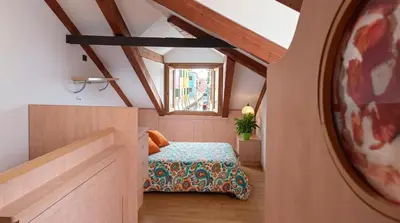 Letto o letti in una camera di Burano vista canale meravigliosa