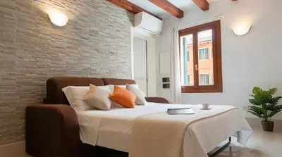 Letto o letti in una camera di Burano vista canale meravigliosa