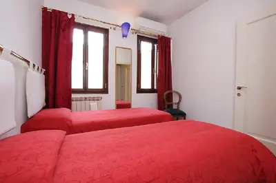 Letto o letti in una camera di Casa sul Ponte