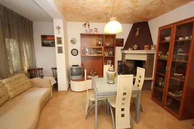 Area soggiorno di Relaxing stay in a spacious flat