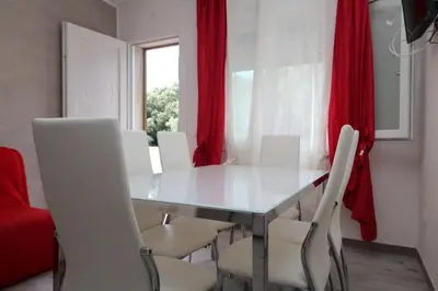 Area soggiorno di Rosolina apartment with parking