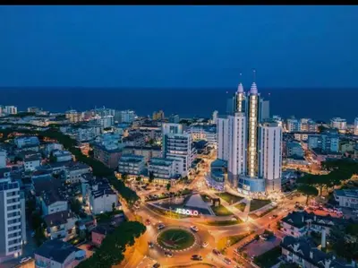 Vista generica su Lido di Jesolo o vista sulla città dall'interno dell'appartamento