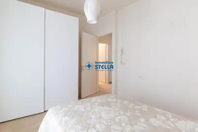 Letto o letti in una camera di Villa Fregonese
