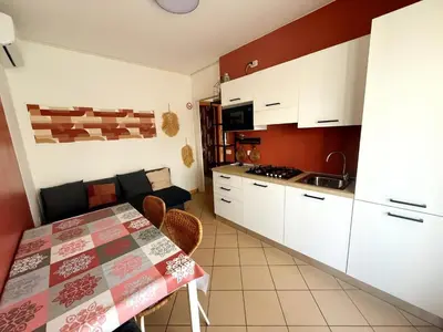 Cucina o angolo cottura di Apartment with premium amenities, Rosolina