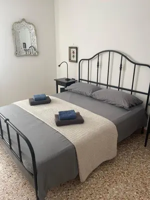 Letto o letti in una camera di Ca'Furlani