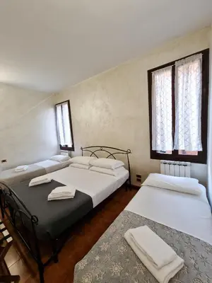 Letto o letti in una camera di Rialto House