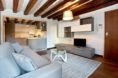 Area soggiorno di Good Wine Apartments