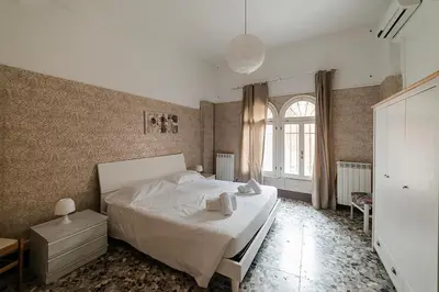 Letto o letti in una camera di Casa sul rio