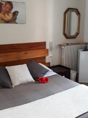Letto o letti in una camera di Casa Sulla Laguna