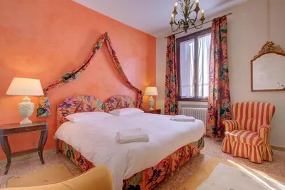 Letto o letti in una camera di BAROCCO-Veneziano