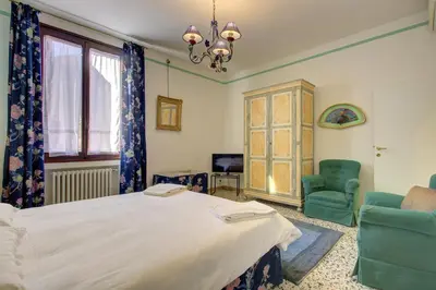 Letto o letti in una camera di BAROCCO-Veneziano