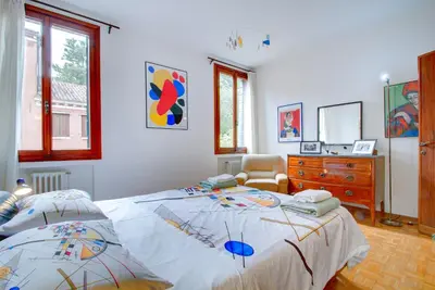 Letto o letti in una camera di PEGGY-Guggenheim