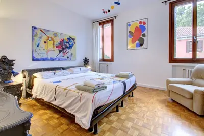 Letto o letti in una camera di PEGGY-Guggenheim