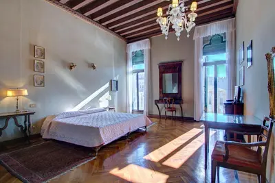 Letto o letti in una camera di RABOSO Grand 9-windows