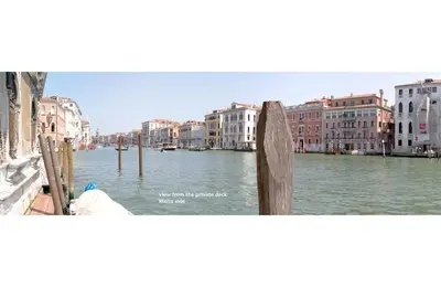 Vista sul fiume nelle vicinanze dell'appartamento