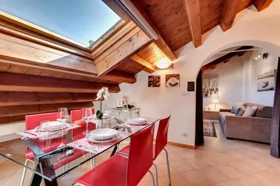Area soggiorno di Cannaregio - Venice Style Apartments
