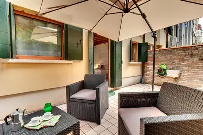 Area soggiorno di Cannaregio - Venice Style Apartments