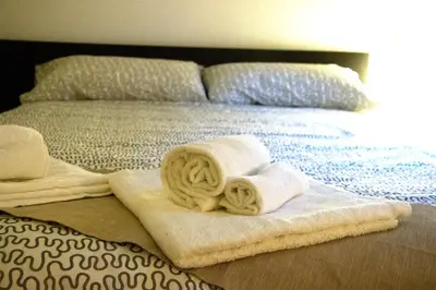 Letto o letti in una camera di Carampane - Your nice flat near Rialto Bridge