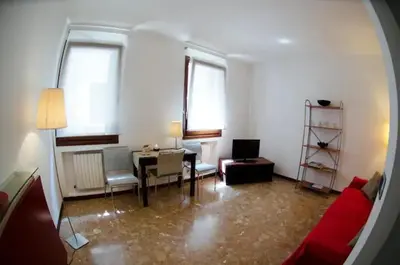 Area soggiorno di Carampane - Your nice flat near Rialto Bridge
