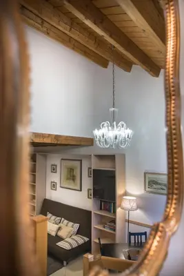Letto o letti in una camera di Duplex at the entrance to Venice 2 bathroom and terrace