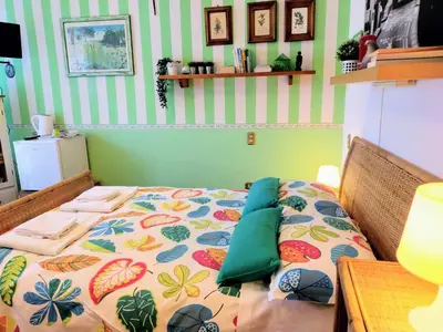 Letto o letti in una camera di B&B Al Santo