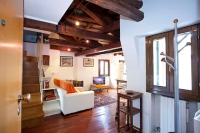 Area soggiorno di Di Franco Super Attico