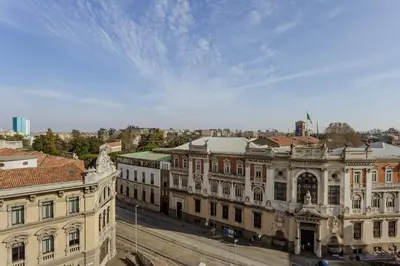 Vista generica su Padova o vista sulla città dall'interno dell'appartamento