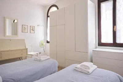 Letto o letti in una camera di Lustraferi Apartment