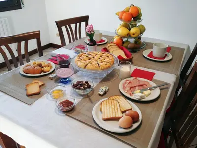 Cibo presso il bed & breakfast o nelle vicinanze